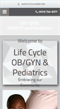 Mobile Screenshot of lifecycleobgyn.com